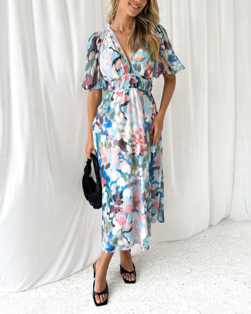 Delphine Floral Maxi Dress