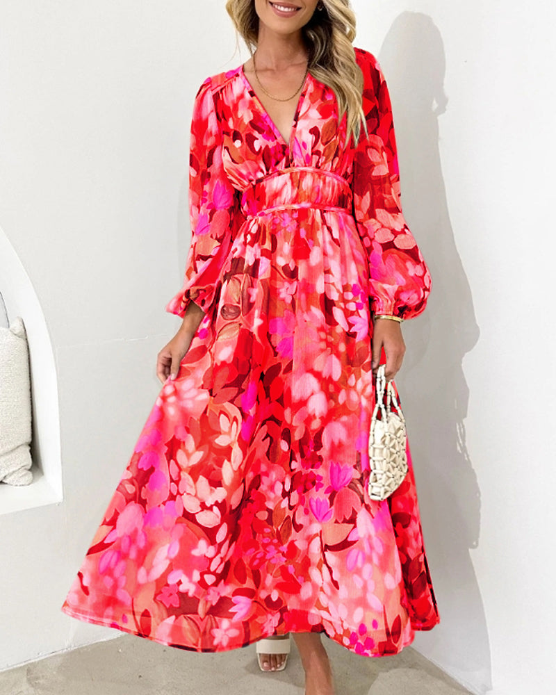 Delphine Floral Maxi Dress