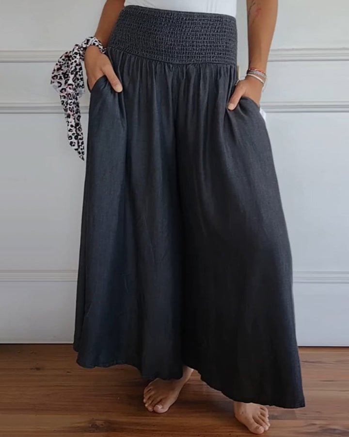 Isolde - Elastic Waistband Pants