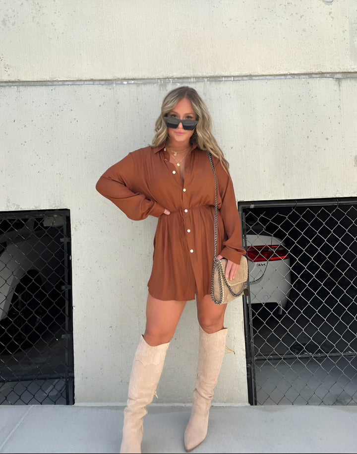 ANGELA | TRENDY ROMPER DRESS