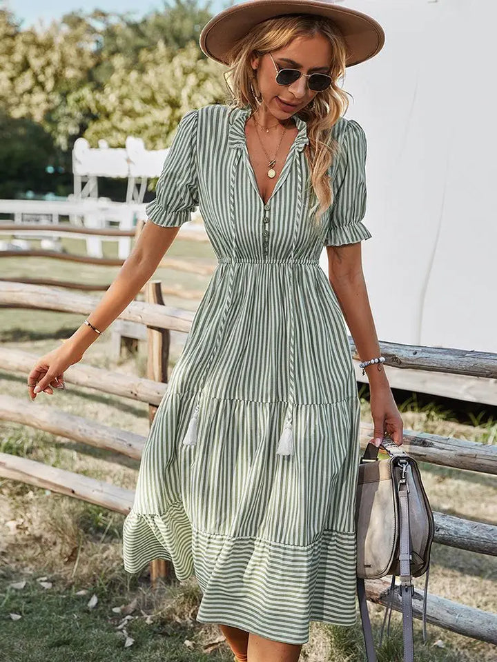 Lana Striped Summer Dress