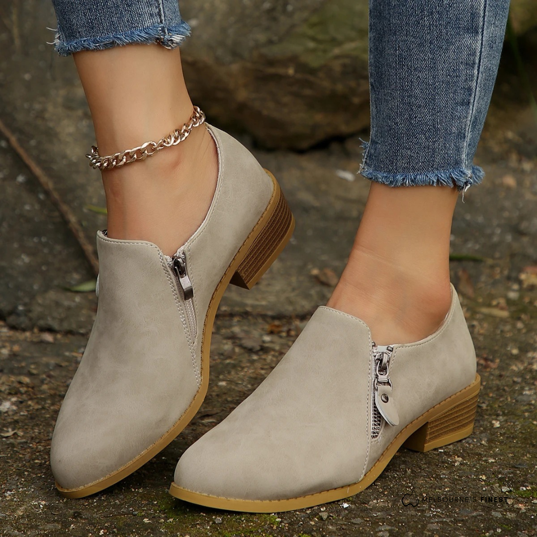 Loly™ Orthopedic Zip-Up Ankle Boots