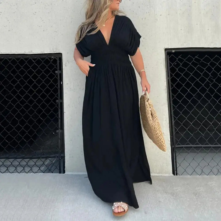 Nada™ | V-Neck Maxi Dress