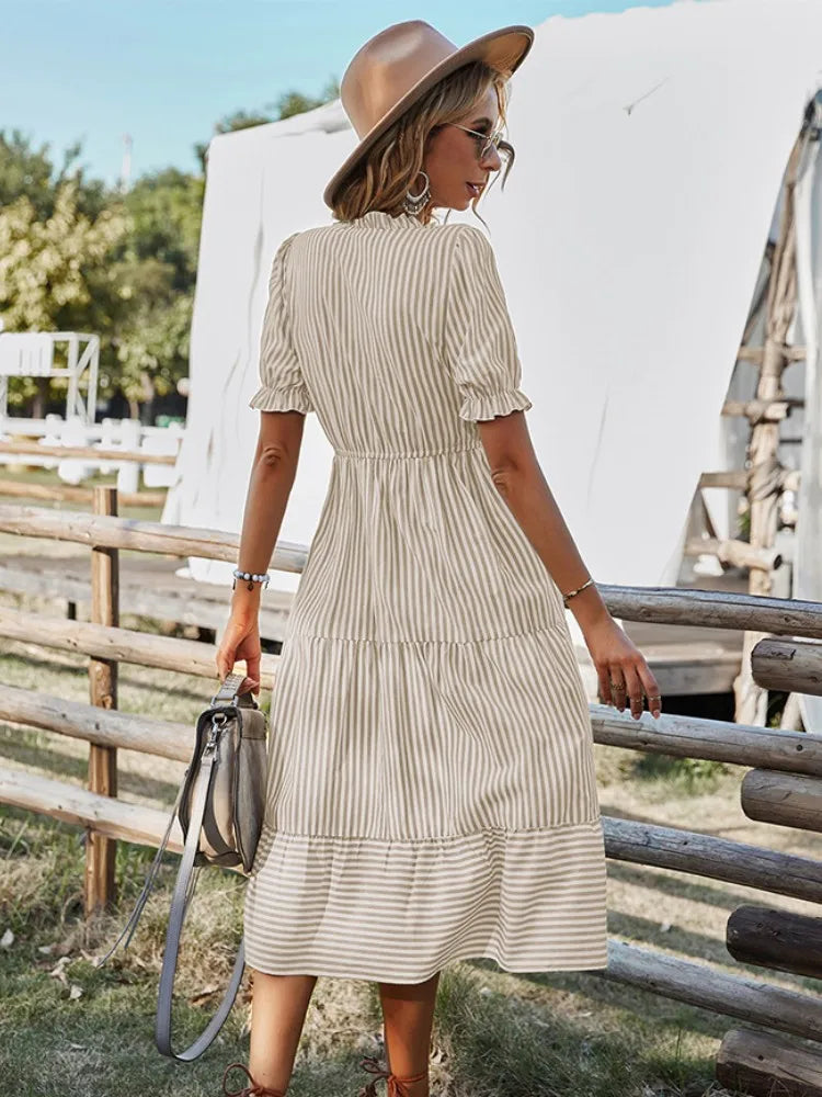 Lana Striped Summer Dress