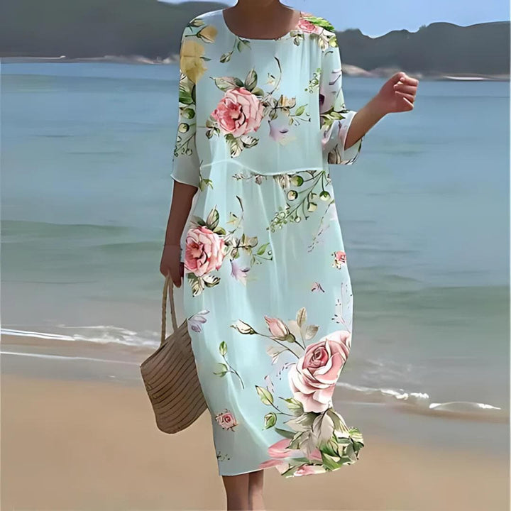 Elle™ Elegant Floral Dress