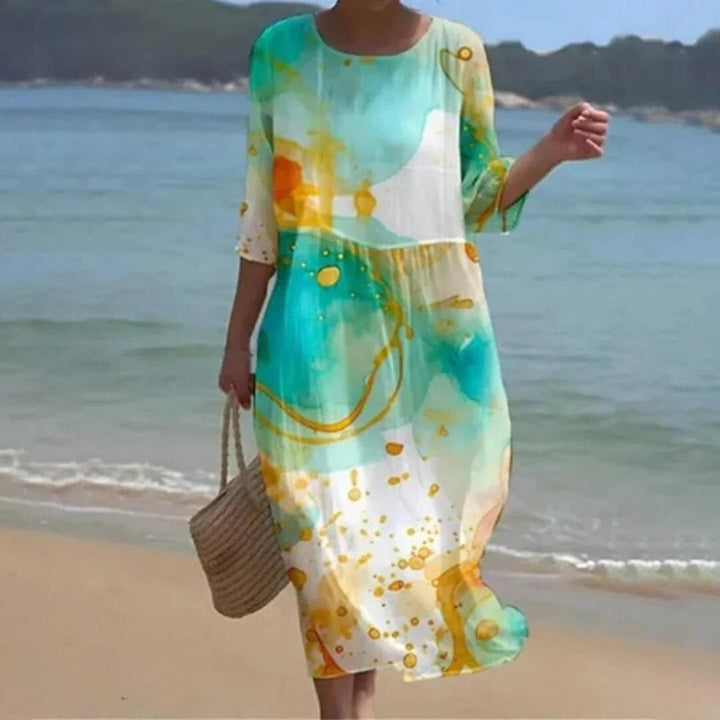 Elle™ Elegant Floral Dress