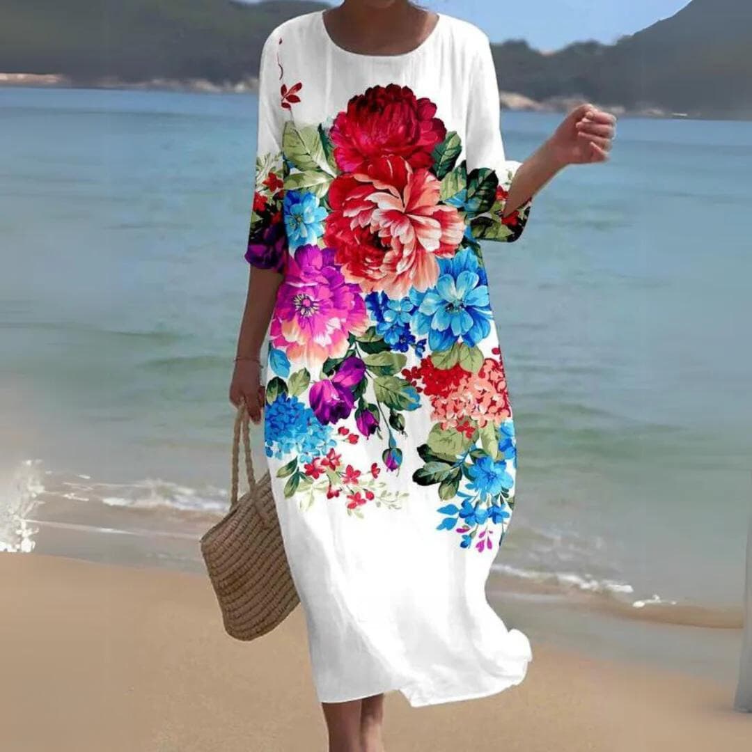 Elle™ Elegant Floral Dress