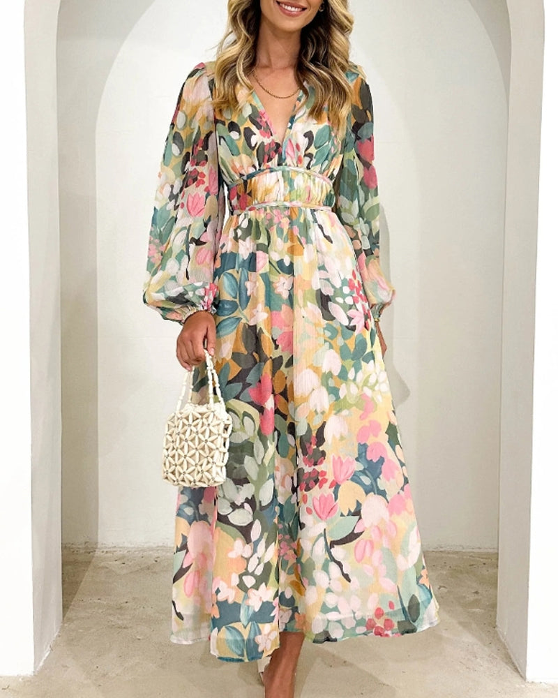 Delphine Floral Maxi Dress