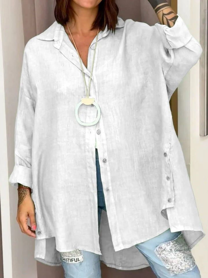 Selena™ - Oversized Button Shirt