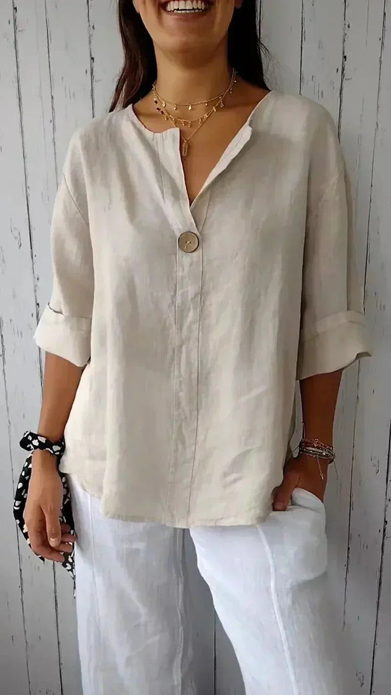 Angel™ - V-neck Mid-Sleeve Shirt